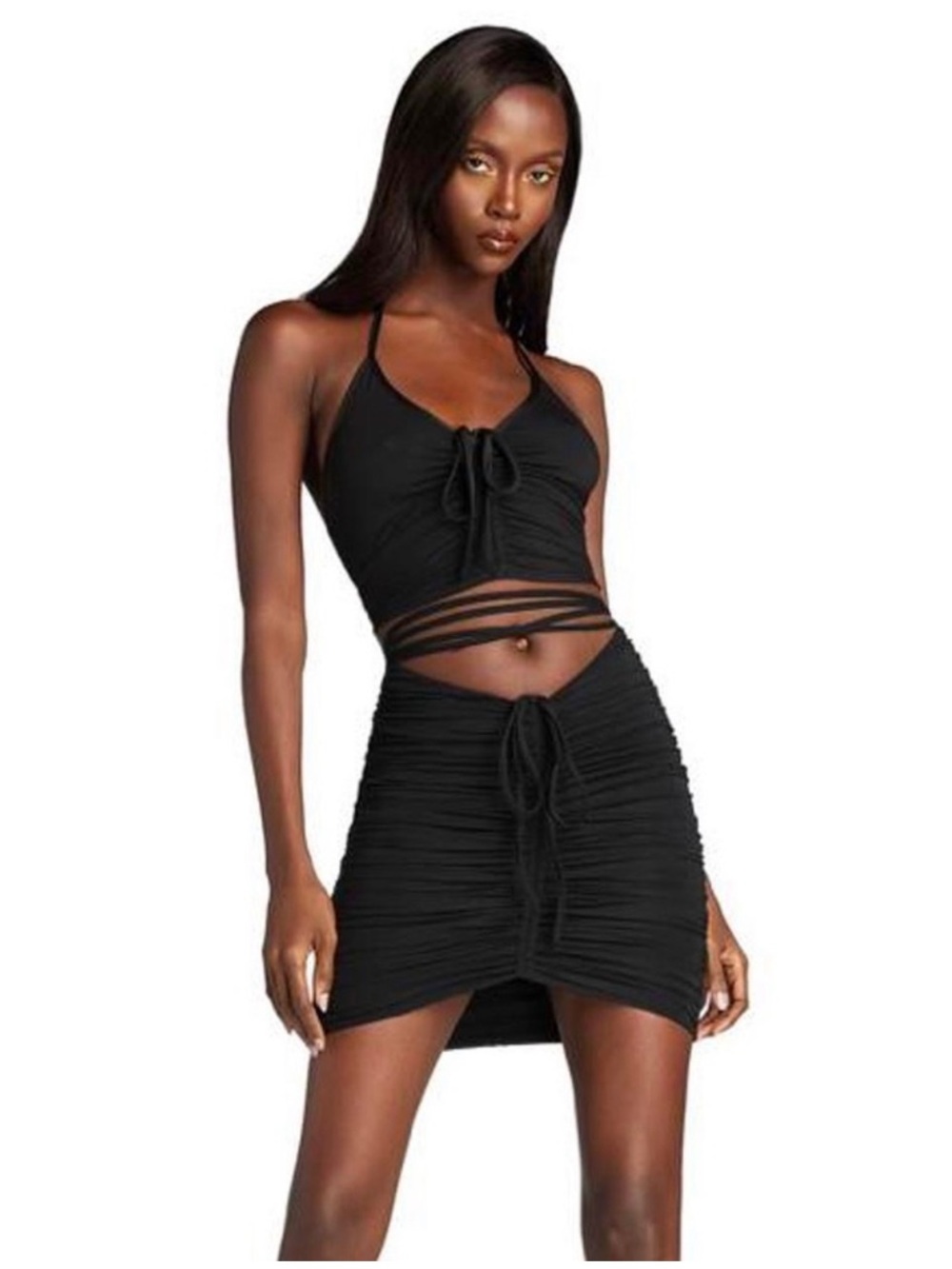 NWT I.AM.GIA Halo Black Mini Skirt Size XXS
